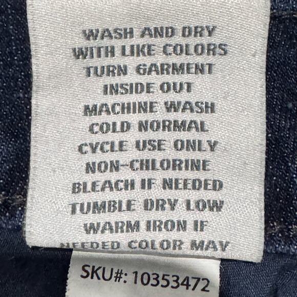 Torrid Women’s jeans Size 22R Dark Blue Rinse Manufacturer Feathering - Picture 9 of 13